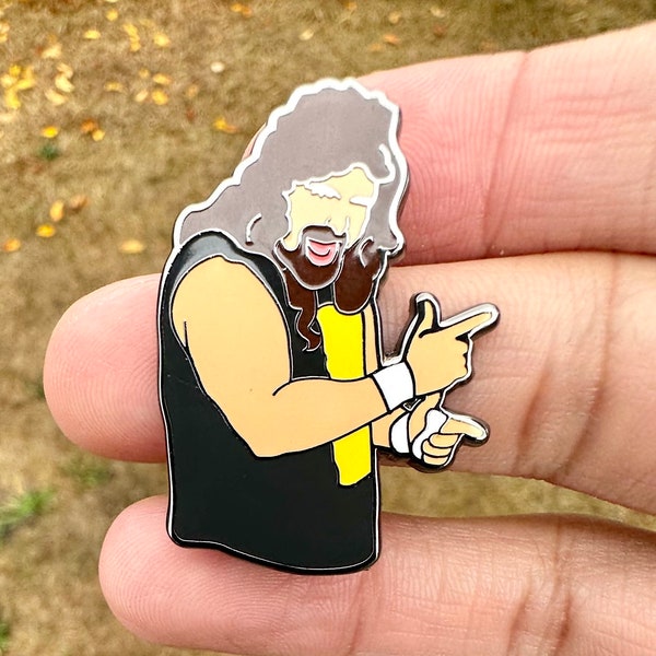Wrestling funny pin for him gift for her party favors