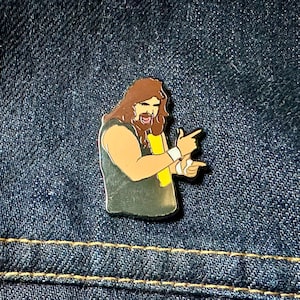 Wrestling Collectible Pin, Joke Pin, Wrestling Fan Pin, Gift for Him, Gift for Her