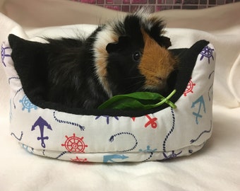 Guinea pig bed, cuddle cup, ferret bed, small rabbit bed, Guinea pig cage accessories, Guineapig toys, small animal bed, cage accessories