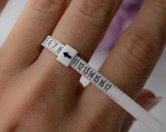 Adjustable Ring Sizer: US Sizes 1-17, Finger Sizing Tool