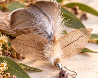 Bush Moth | Handmade Cat Teaser Attachment