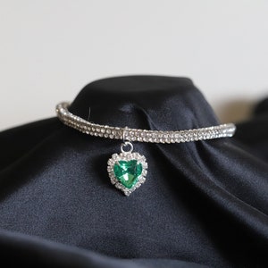 Rhinestone Lace Cat Collar, Rhinestone Rope,