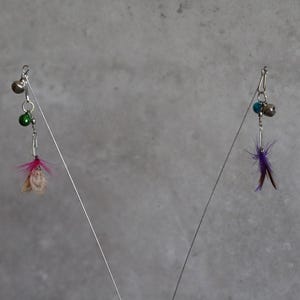 Mealy Bug Cat Toy, Kitten Wand Toy, Interactief Spelen, Huisdiercadeau