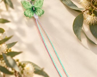 Shimmer Bug – Handmade Moth Cat Toy - kittens - handmade