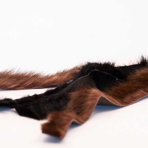Mink and Rabbit Fur Cat Teaser, Interactive Toy, Kitten Toy, Natural Cat Toy