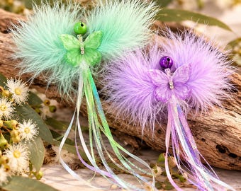 Flutter Bling - Hand made cat toy attachment