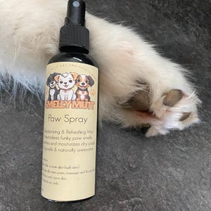 Natural Dog Paw Moisturizer Spray: Soothing Pet Care Aroma, Coconut Oil & Witch Hazel