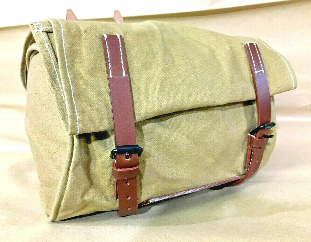 Vintage Swiss Army Bicycle Handlebar Gun Holster Bag LEATHER Etsy