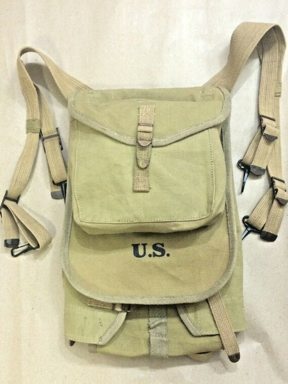 WW2 US Army M1928 Haversack Field Pack 