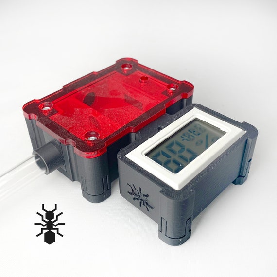 Ant Nest Small V3 With Temperature and Humidity Sensors Multiple Color  Options 3D Printed Formicarium by Black Ant Creation 