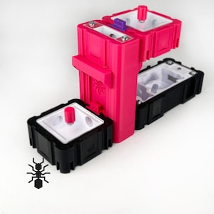 Ameisen-Nest Höhenmodul 2,5 x 5 cm | Formicarie Ameisen Zubehör | Mehrfarbiges Resopal für Hobby-Ameisenhalter