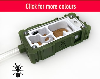 Ant Nest Natural Cork Inlay 5x10 Module | formicaria ant supplies | Multiple color formicarium for hobby ant keepers