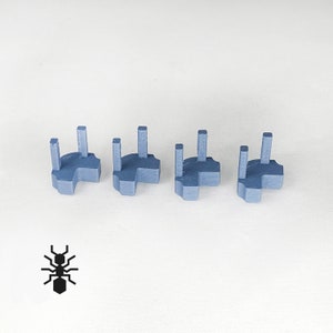 Ant Nest Feet (set of 4) fits on all our models | formicaria ant supplies | Multiple color formicarium for hobby ant keepers