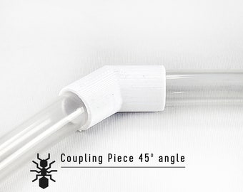 Ant Tubing Connectors Coupling piece 45 degrees | formicaria ant supplies | Multiple color formicarium for hobby ant keepers