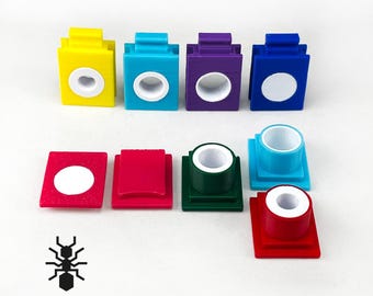 Ant Nest gates Module, 8 types of gates| formicaria ant supplies | Multiple color formicarium for hobby ant keepers