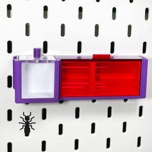 Ant Wall Queen Founding-module, een geweldige plek voor een nieuwe mierenkoningin om te beginnen | benodigdheden voor mierenmieren | Meerdere kleuren voor hobbymierenliefhebbers