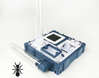 Nid de fourmis complet avec capteur de température et unité de boisson | fournitures pour fourmis formicaria | Formicarium multicolore pour les amateurs de fourmis