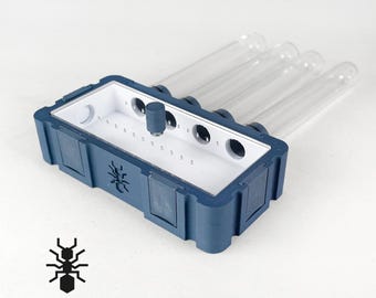 Ant Test Tube (4x) Outworld or Nest | formicaria ant supplies | Multiple color formicarium for hobby ant keepers