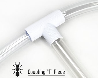 Ant Tubing Connectors Coupling T piece | formicaria ant supplies | Multiple color formicarium for hobby ant keepers