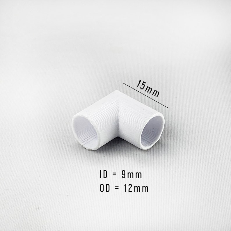 Ant Tubing Connectors Coupling piece 90 degrees | formicaria ant supplies | Multiple color formicarium for hobby ant keepers