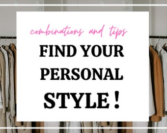 Je serai votre styliste personnelle. Service de lookbook en ligne.