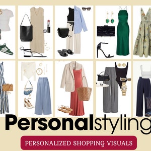 Stylist Personal Custom Online Lookbook Service, Fashion Experience,Personal Stylist, Plus Size, Mens Styling, Capsule wardrobe