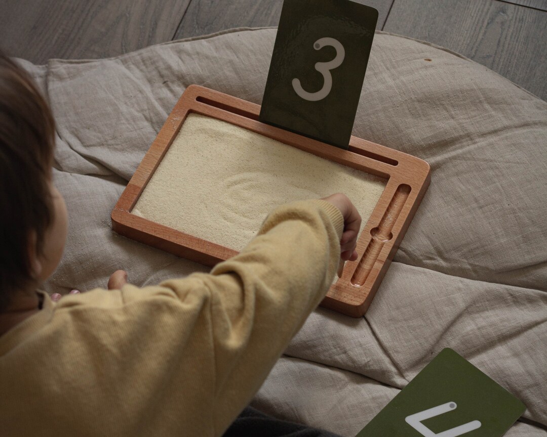 Gift for Kids: Wooden Sand Tray for Sensory Play and Learning - Etsy