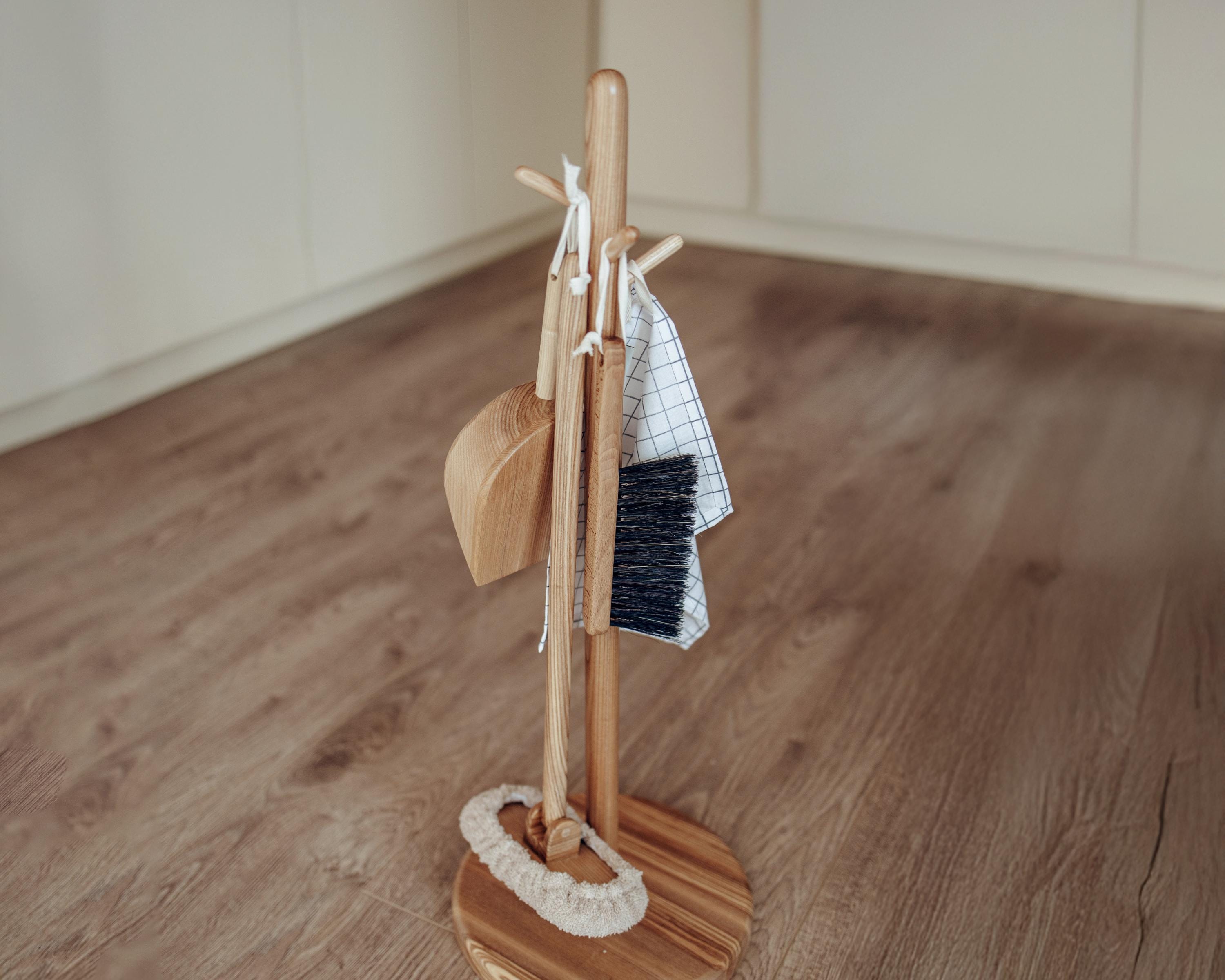 Juego De Limpieza Montessori Para Niños – Kit De Herramientas Desmontables De PP – 8, 18 O 23 Piezas – Altura Ajustable – Juguete Educativo Y Reutilizable