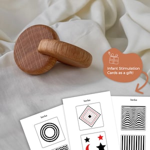 Montessori Interlocking Discs | Wooden Baby Toy | First Grasping Toy 3m+