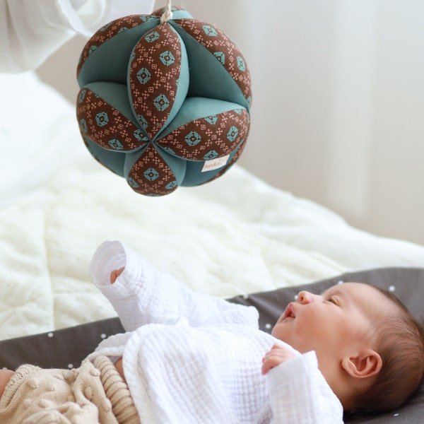 Takane soft ball, Infant ball, New baby gift, Baby sensory toys, Puzzle ball, Handmade baby toy, Montessori newborn, Gift newborn toys