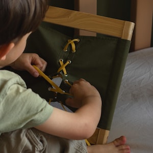 モンテッソーリ着せ替えフレーム ベーシックセット | 木製フレーム1個 + アタッチメント6個 | 拡張可能な細かい運動能力を育むおもちゃ 3歳以上