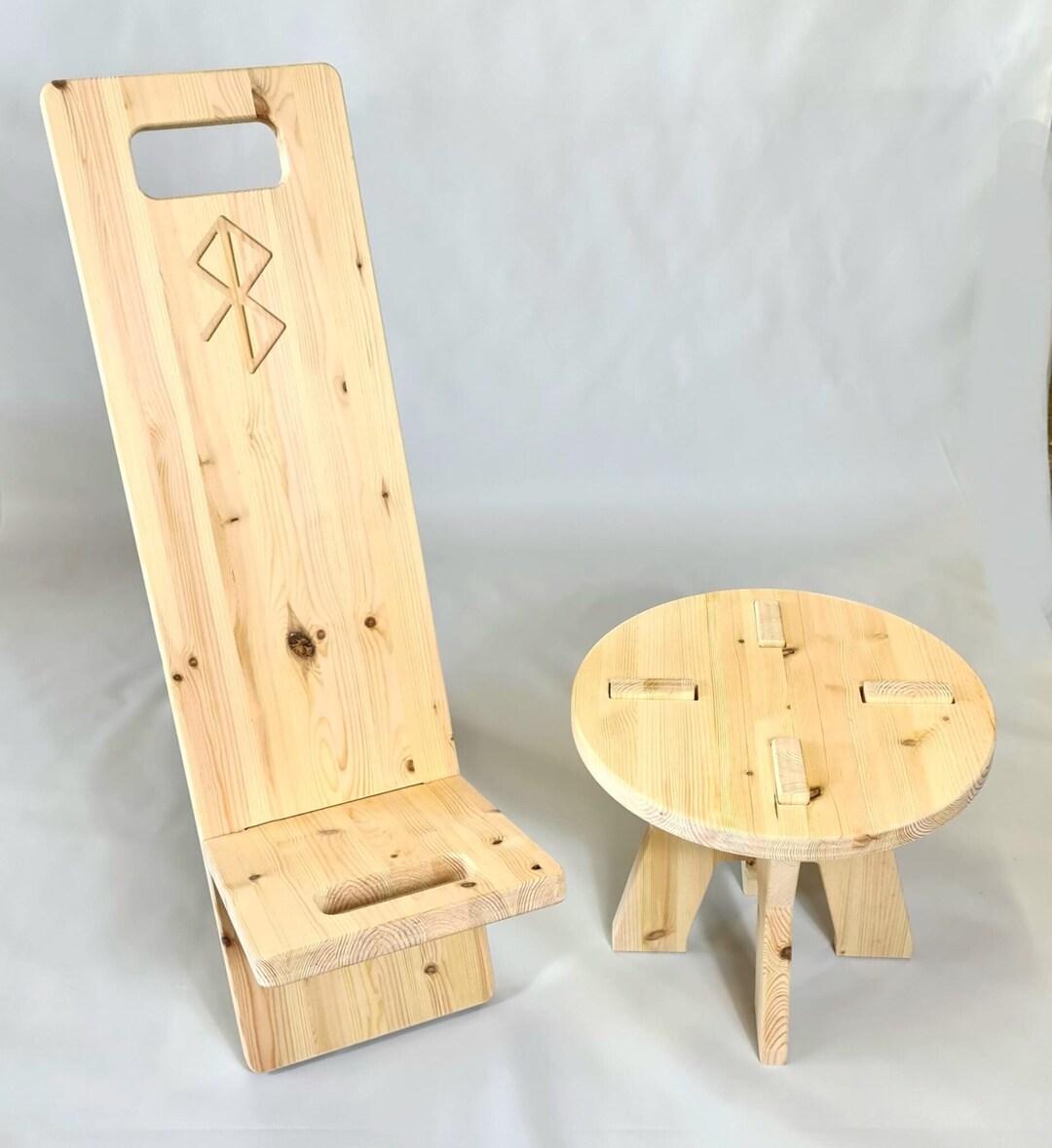Viking Chair and Table, Stargazing Chair, Campfire Chair Etsy UK