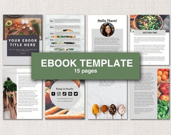 ウェルネス向け eBook テンプレート、健康向け eBook テンプレート、コーチ向け eBook テンプレート、Canva 向け eBook テンプレート、Canva 向け eBook テンプレート、ワークブック テンプレート