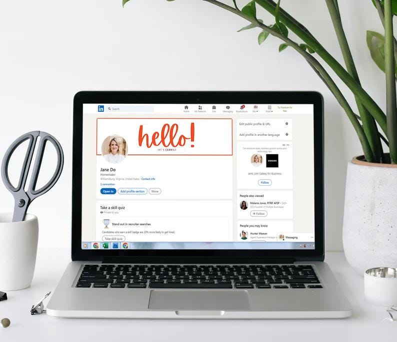 Linkedin Banner, Business Profile Banner, Social Media Banner, Linkedin ...