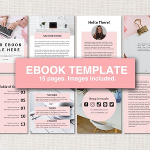 eBook-sjabloon Business, eBook-sjabloon roze, Lead Magnet-sjabloon, eBook-sjabloon Canva, Cursusmaker, eBook-sjabloon, werkmapsjabloon