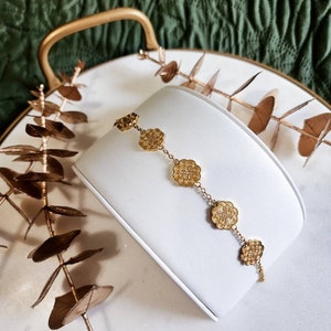 18k gold plated bracelet. Hmong inspired.
