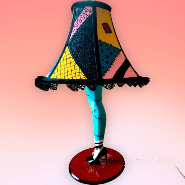 Jack Skellington Leg Lamp Etsy