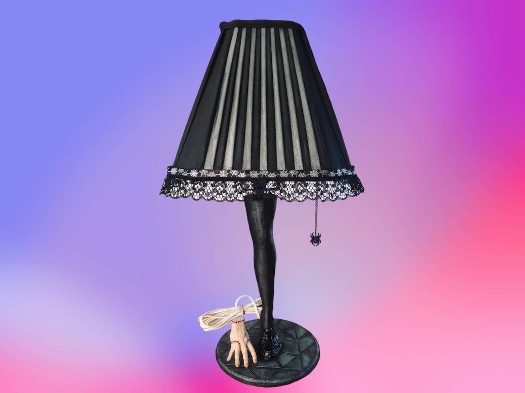 Wednesday Addams Leg Lamp Etsy Australia