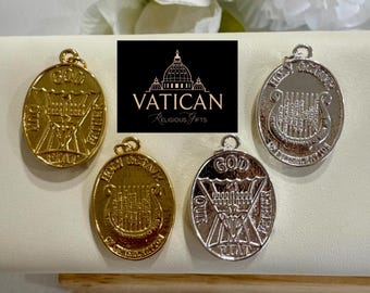 Medalla de la Santa Octava de Consagración a Dios Padre/Colgante Sacramental Católico para Protección Espiritual y Bendiciones, Regalo de Fe