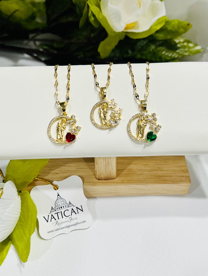 14k Gold St Jude Pendant Saint Jude Medal Saint Jude Patron of Hopeless ...