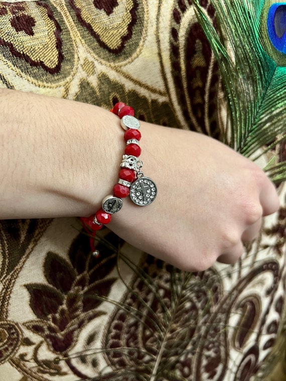 Bracciale In Corda Regolabile San Benedetto Argento 925 | Vendita - Foto 7