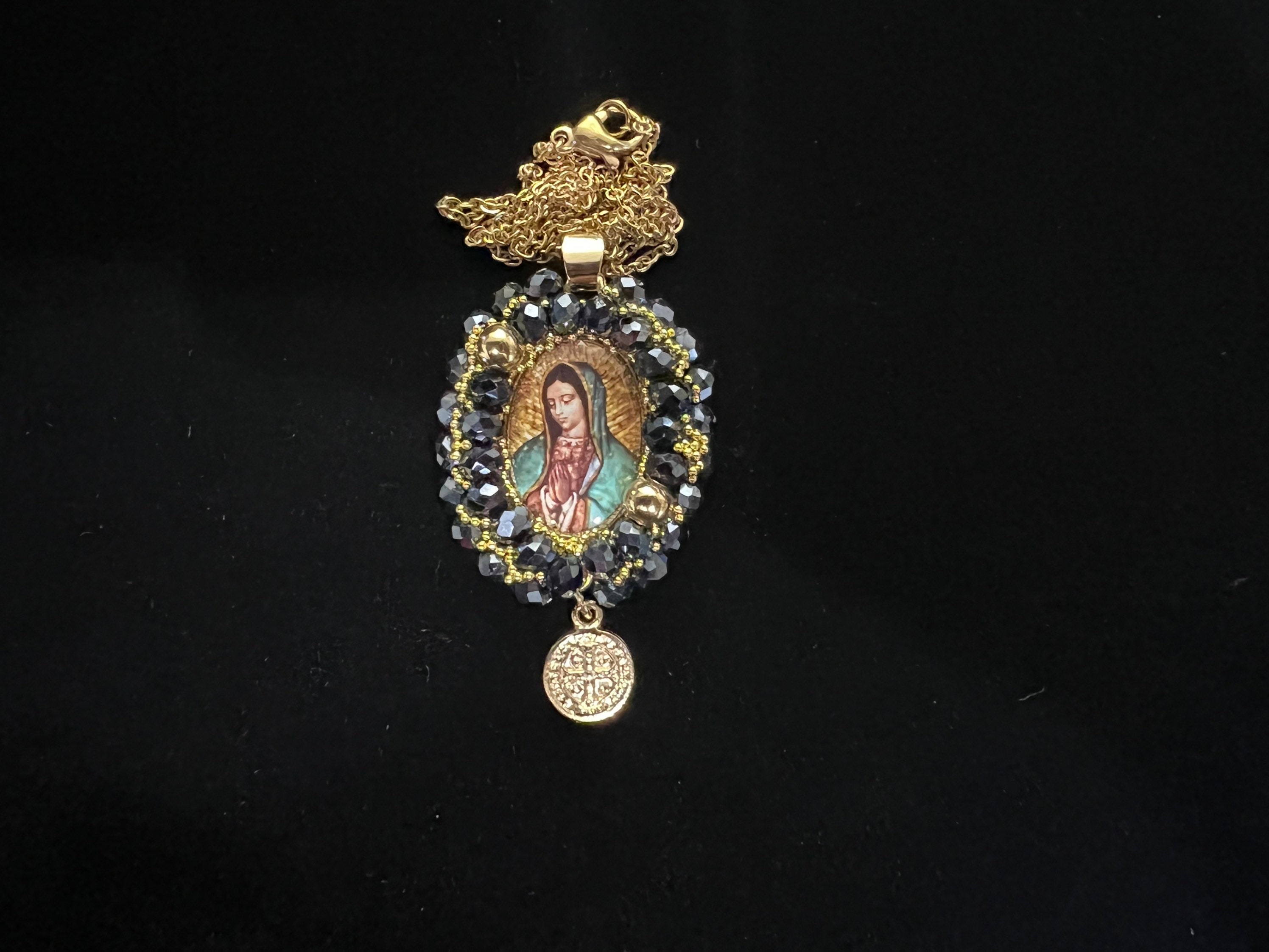 Catholic Saint Medal Necklace – 18K Gold-plated Devotional Jewelry With ...