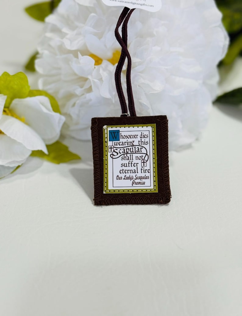 Divine Mercy Scapular With St. Benedict Medal and Cross | Catholic ...