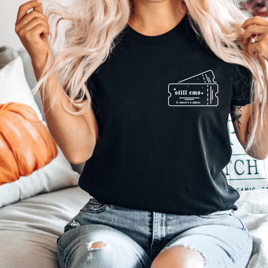 It Wasnt a Phase Shirt It Wasnt a Phase Emo Mom Tee Retired - Etsy