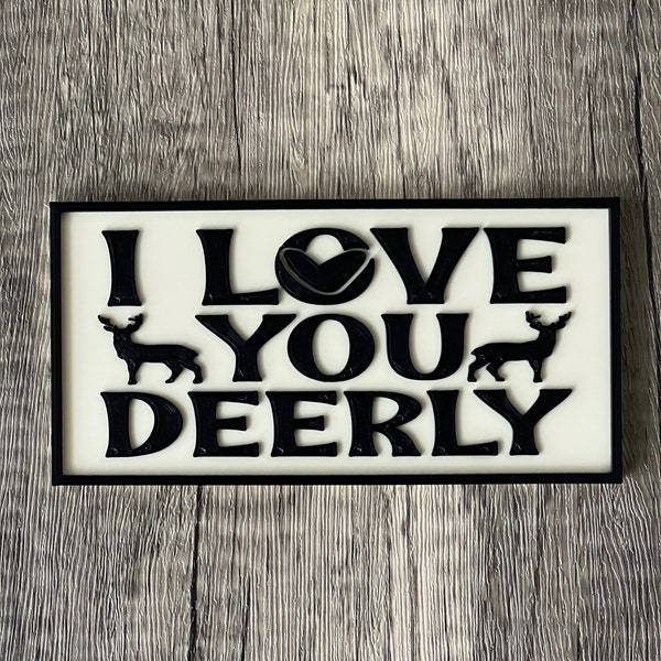 I Love You Deerly - Etsy