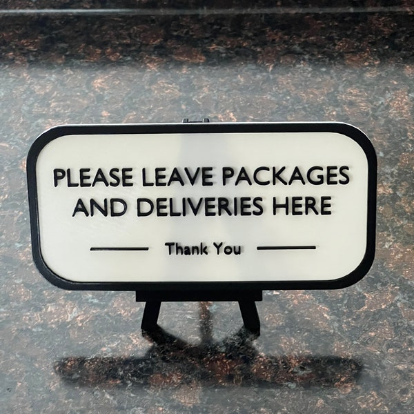 Package Drop Sign Etsy