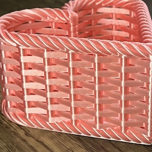 Rustic Charm Meets Modern Technology: 3D Printed Heart-shaped Basket - Etsy