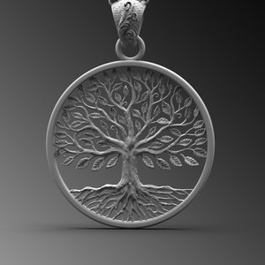 Levensboom ketting mannen Yggdrasil hanger Scandinavische Yggdrasil ketting Viking boom ketting zilveren ketting Yggdrasil hanger mannen amulet