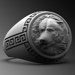 Scandinavian Bear Ring's, Animal Men Ring, Wild Bear Rings, Scandinavian Rings, Viking Men Jewelry, Ring For Men's Jewelry For Men Bear Head