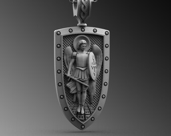 Collana Pendente A Medaglione Di San Michele |Xenos Jewelry - Foto 7